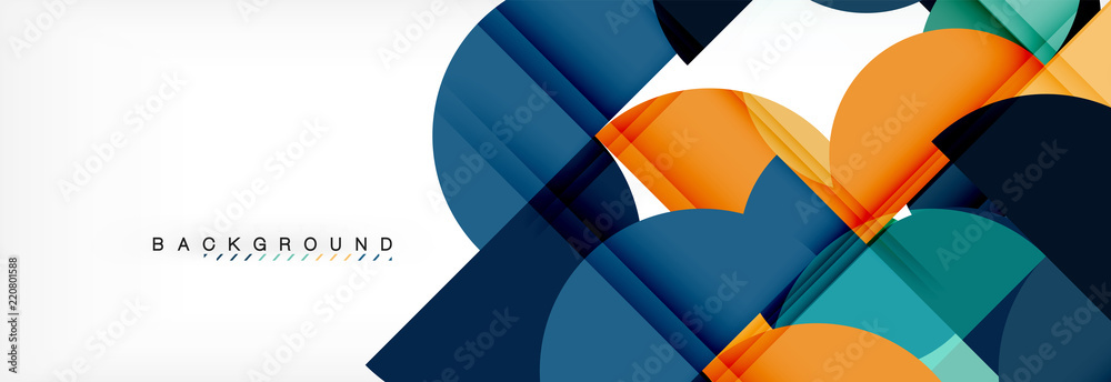 Semi circle abstract background, modern geometric pattern design. Business or technology presentation design template, brochure or flyer pattern, or geometric web banner Semi circle abstract background, modern geometric pattern design. Business or technology presentation design template, brochure or flyer pattern, or geometric web banner