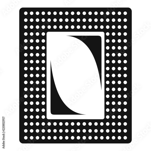 Contraceptive patch icon. Simple illustration of contraceptive patch vector icon for web design isolated on white background