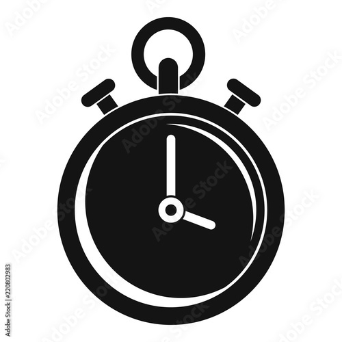 Contraceptive stopwatch icon. Simple illustration of contraceptive stopwatch vector icon for web design isolated on white background