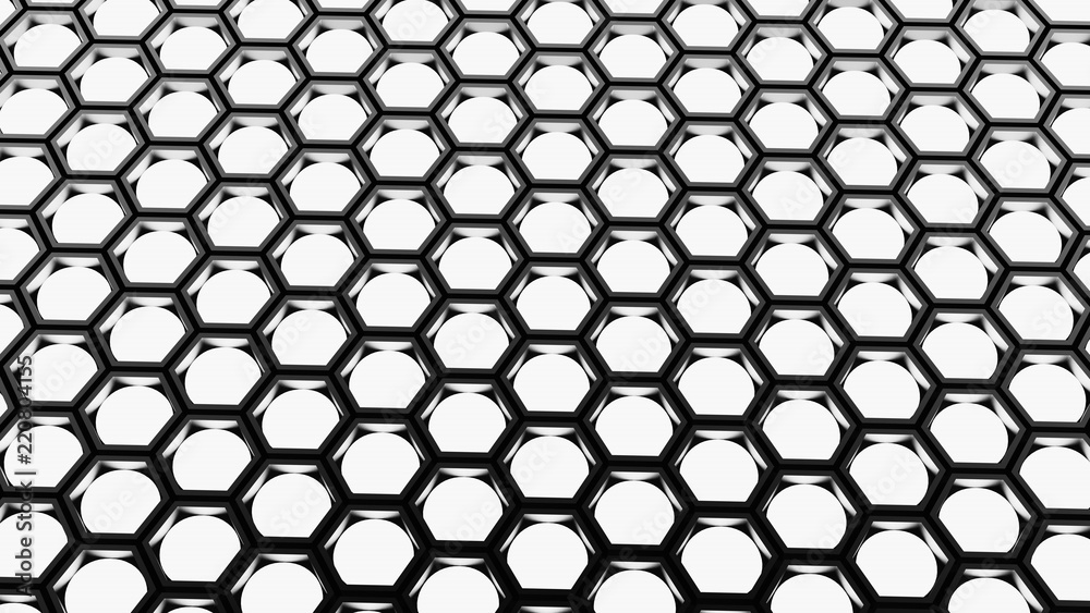 Naklejka premium Abstract texture. 3d illustration, 3d rendering.