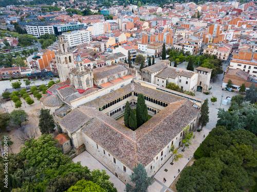 Benedictine abbey in Sant Cugat del Valles, Spain