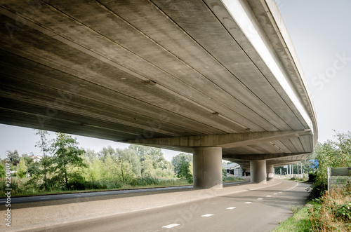 Below a highway in Groningen, Holland