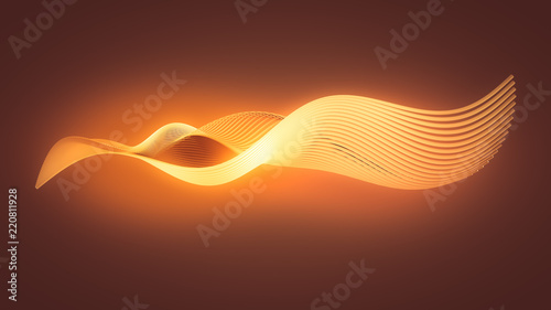 Beautiful, abstract background. 3d illustration, 3d rendering.