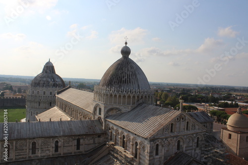 Canvas Print the cathedral of  Pisa