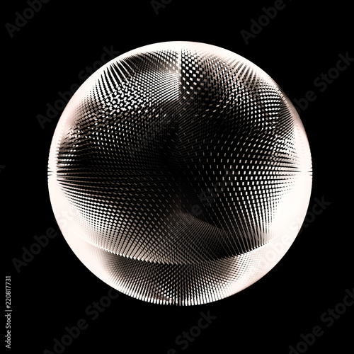 Beautiful black background with silver glitter. 3d illustration  3d rendering.