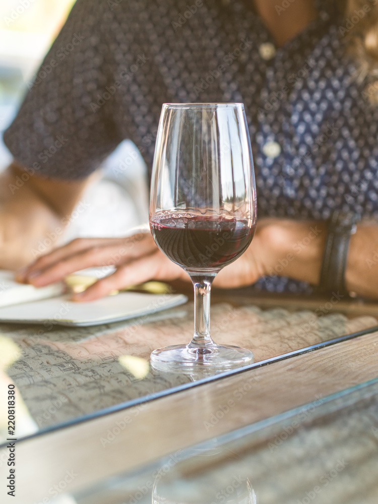 Wine tasting in Quinta de Alcube in Setubal region, Portugal