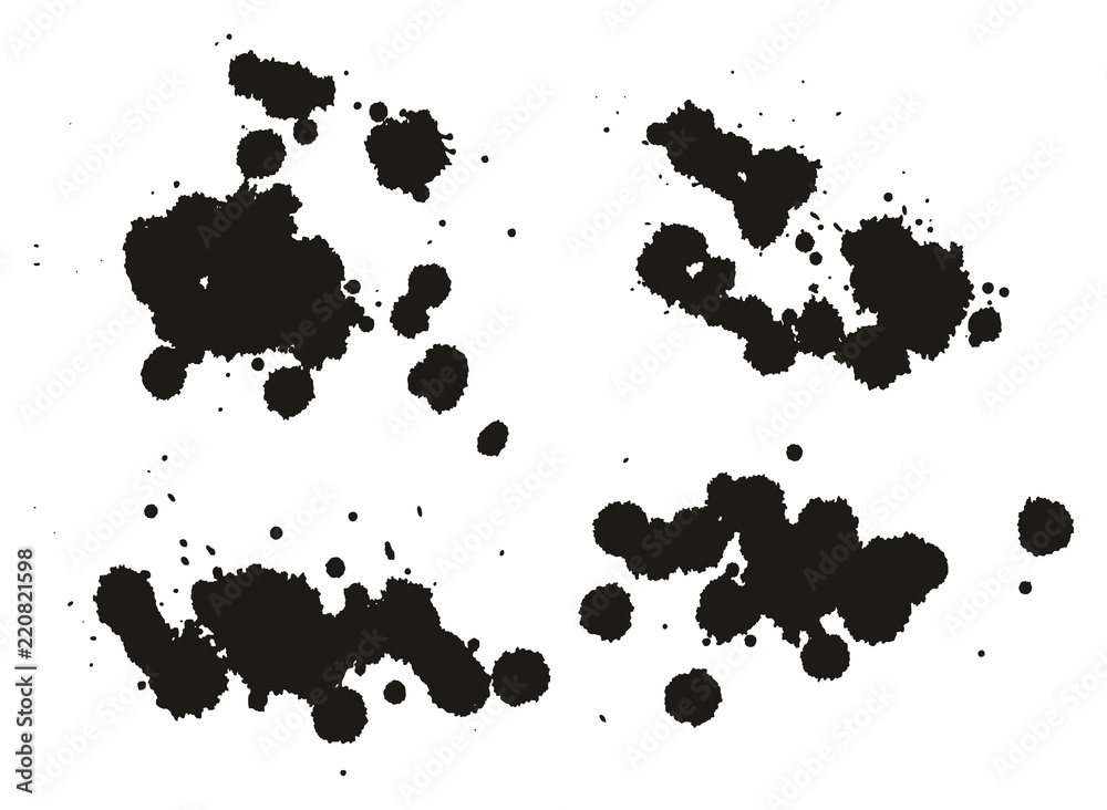 Paint Splatter Dots, Splashes & Backgrounds Set 06 Paint Splatter Dots, Splashes & Backgrounds Set 06