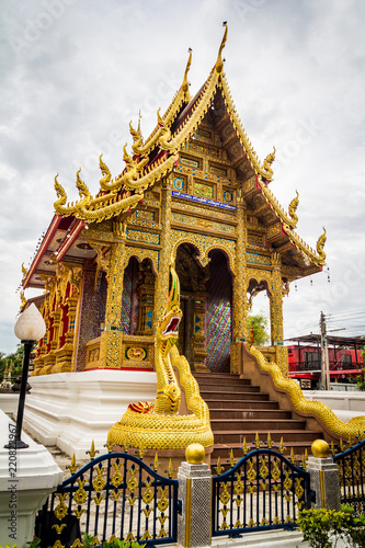 Thai temple roof, outdoor