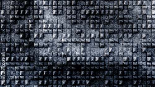 Industrial  stone  texture grunge background with geometry. 3d illustration  3d rendering.