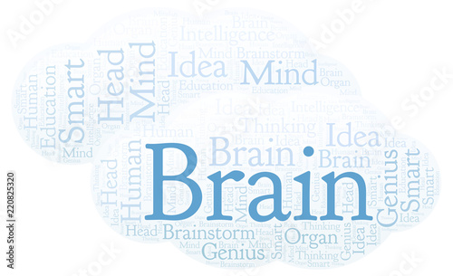 Brain word cloud.