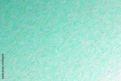 Green and blue Impressionist Impasto background illustration.