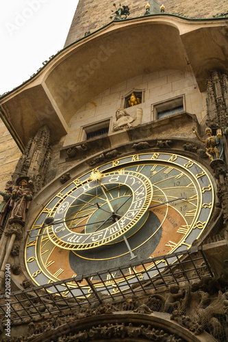 Old astronomical clock known as Orloj