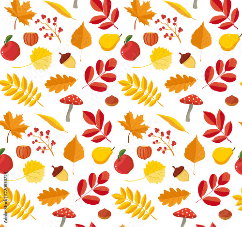 FLORAL AUTUMN PATTERN