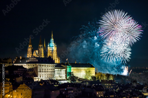 Photography Prague firework