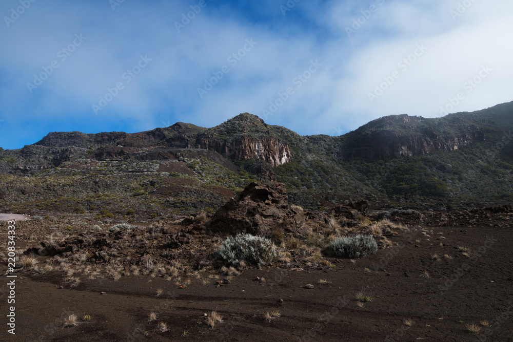 Vulkanlandschaft auf der Insel La Reunion