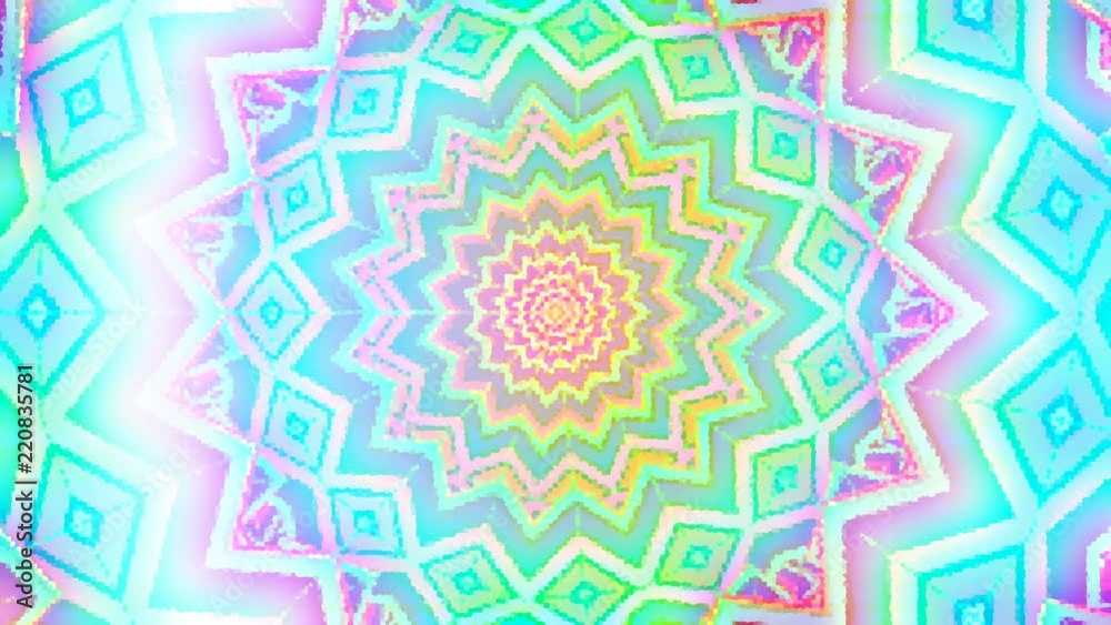 colorful elongated square bi-pyramid mandalas loop colorful elongated square bi-pyramid mandalas loop