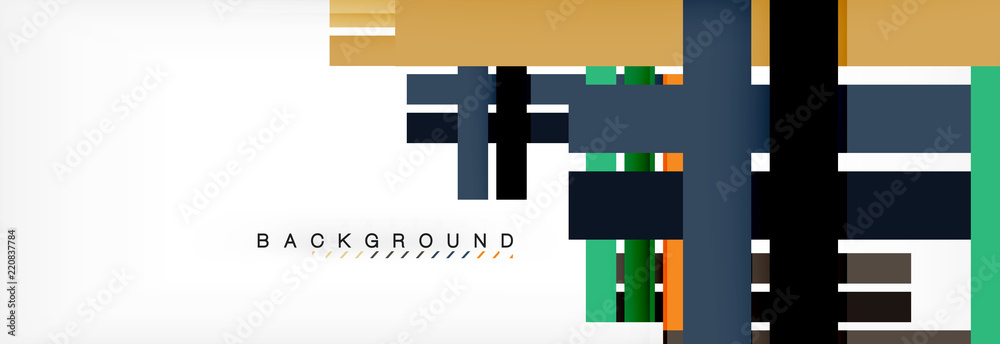 Obraz premium Minimal line design abstract background