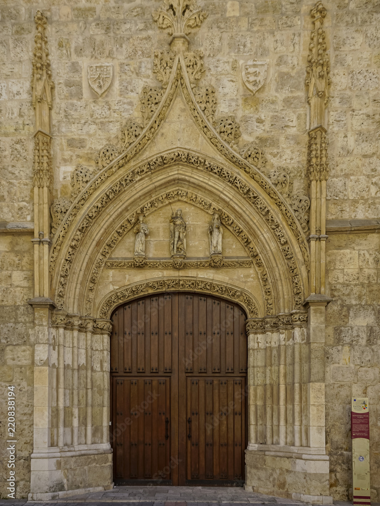 Cathedral of the city of Palencia in Spain