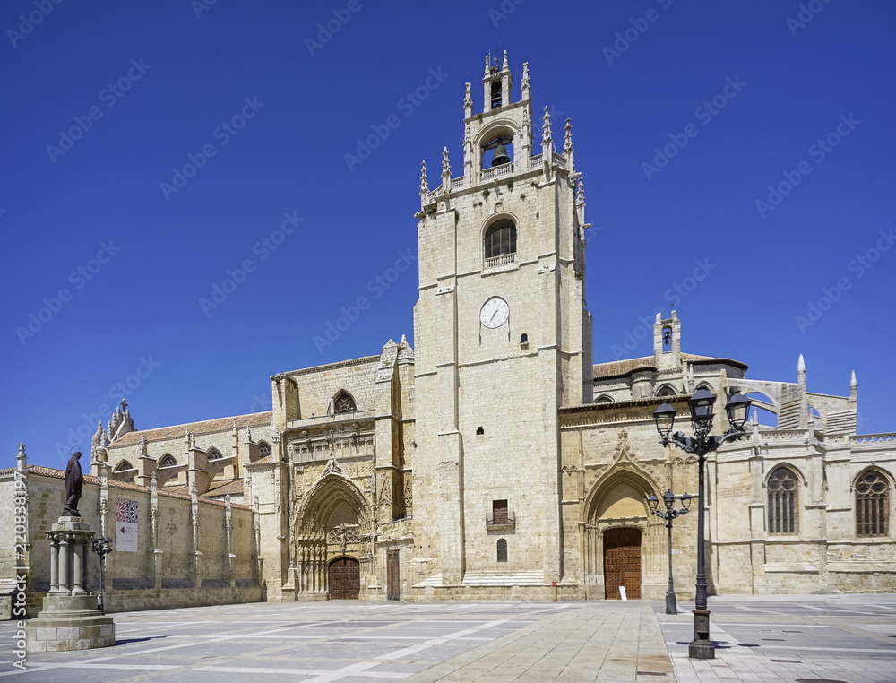 Cathedral of the city of Palencia in Spain