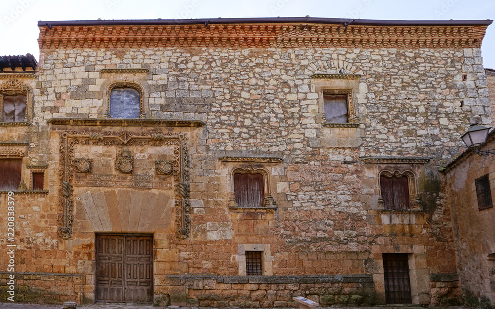 facade of old house