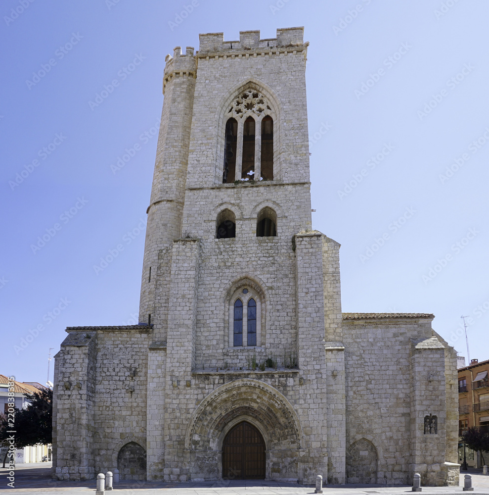 Catholic Church of San Miguel in Palencia Spain