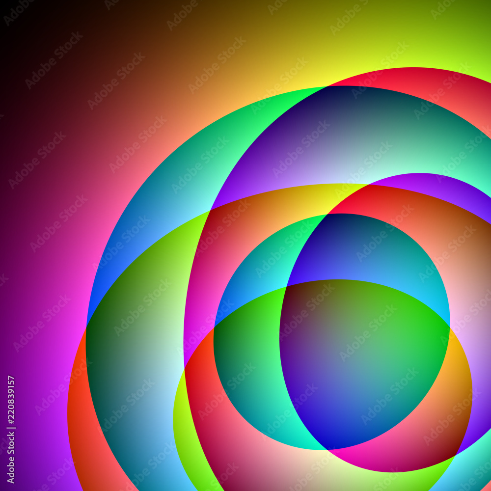 Farbige Linien und Formen Farbige Linien und Formen