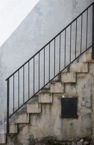 Geometric Stairway, architecture detail