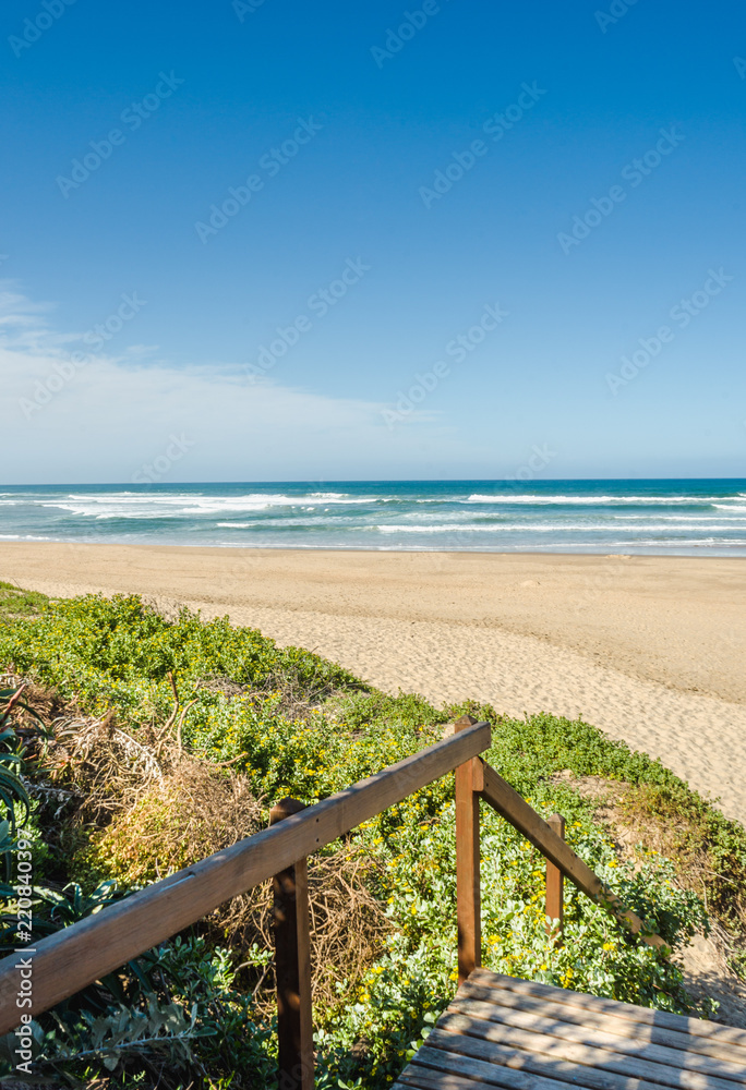 Wilderness beach and panorama, South Africa