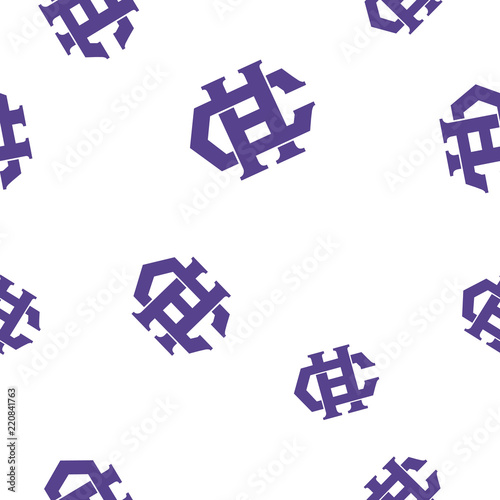Hshare Cryptocurrency Coin Sign Seamless Pattern