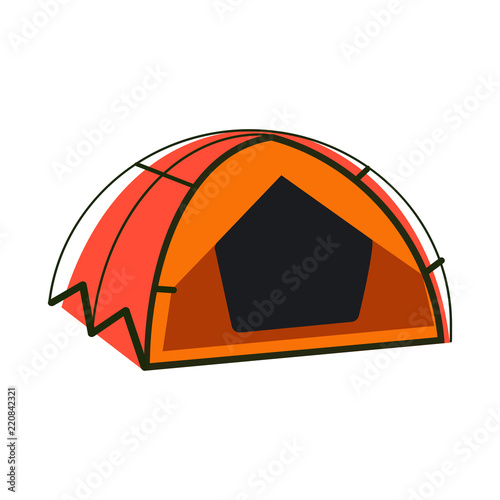 Vector illustration of alpinism and peak logo. Set of alpinism and camp stock vector illustration.