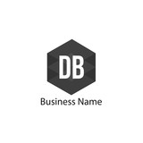Initial Letter DB Logo Template Design