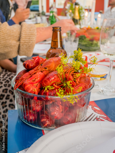Craw fish party is a Swedish tradion.