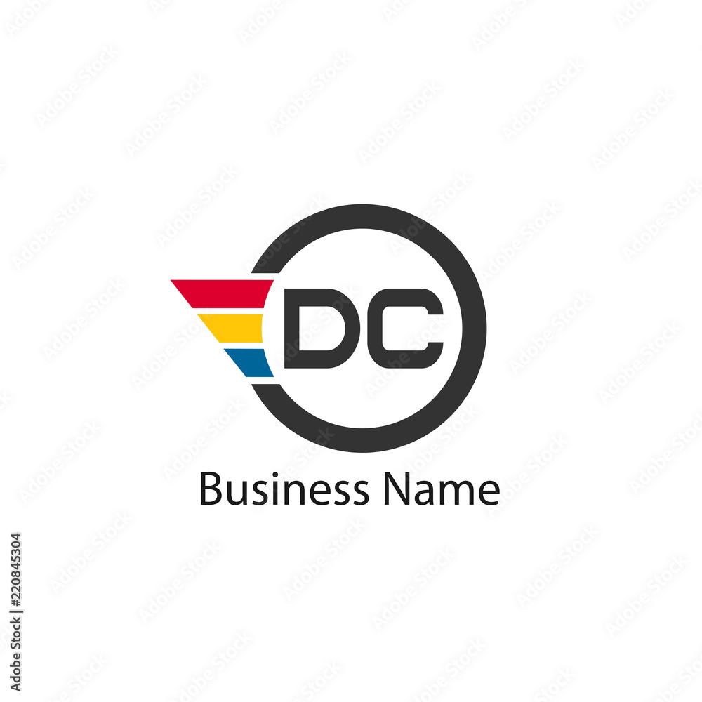 Initial Letter DC Logo Template Design Initial Letter DC Logo Template Design