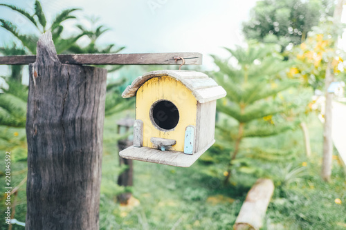Little Birdhouse in Garden of Thailand