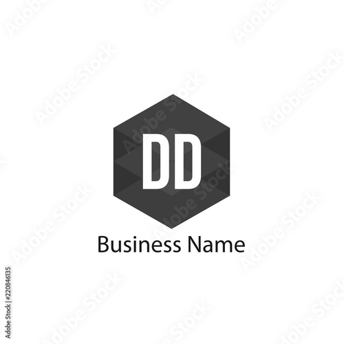 Initial Letter DD Logo Template Design