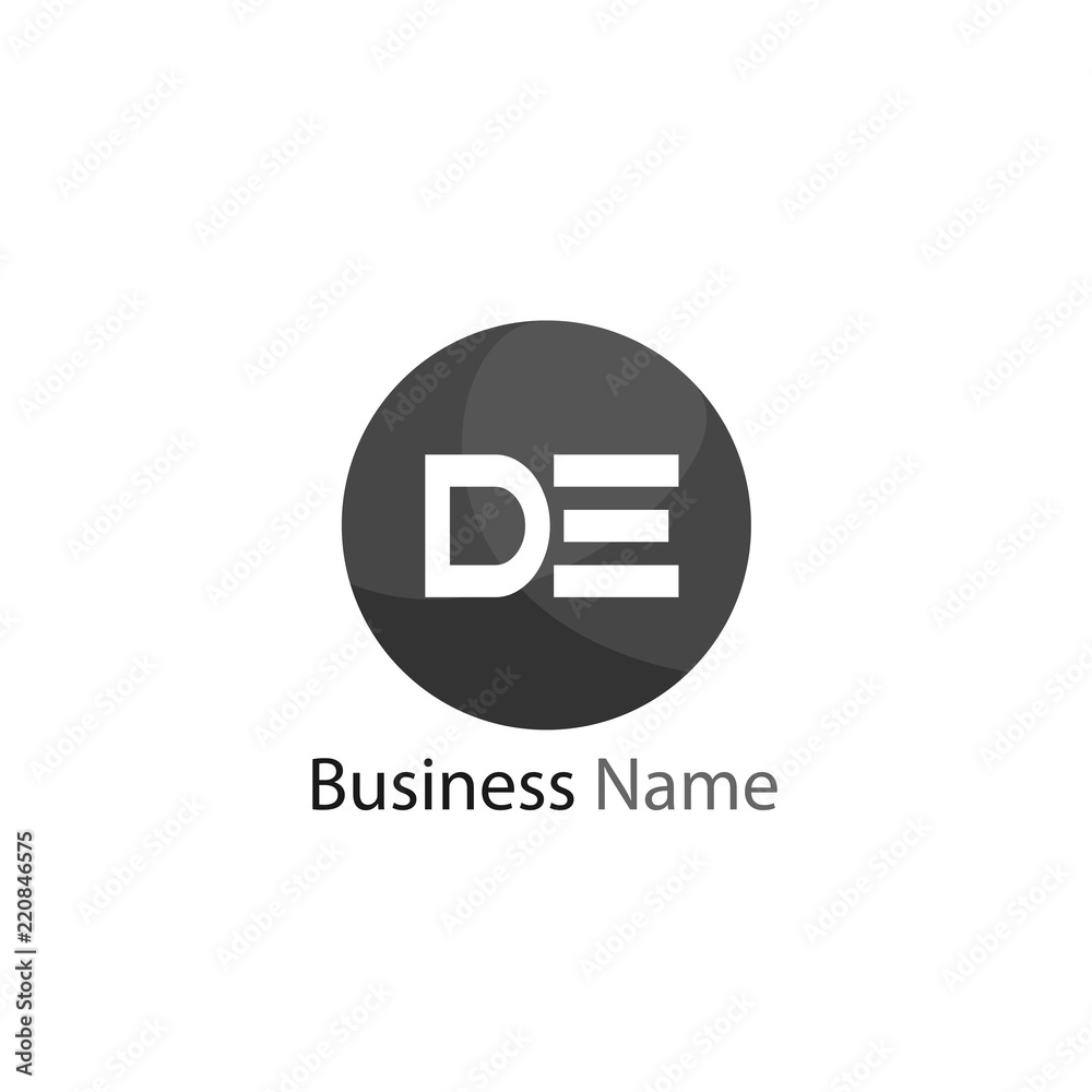 Initial Letter DE Logo Template Design Initial Letter DE Logo Template Design