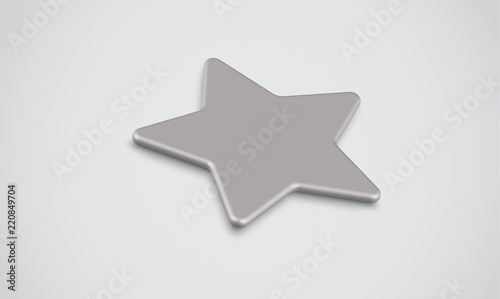3D star rating or background, vector illustartion
