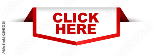 red and white banner click here