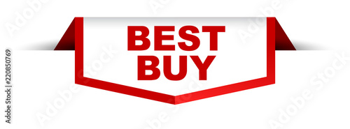 red and white banner best buy