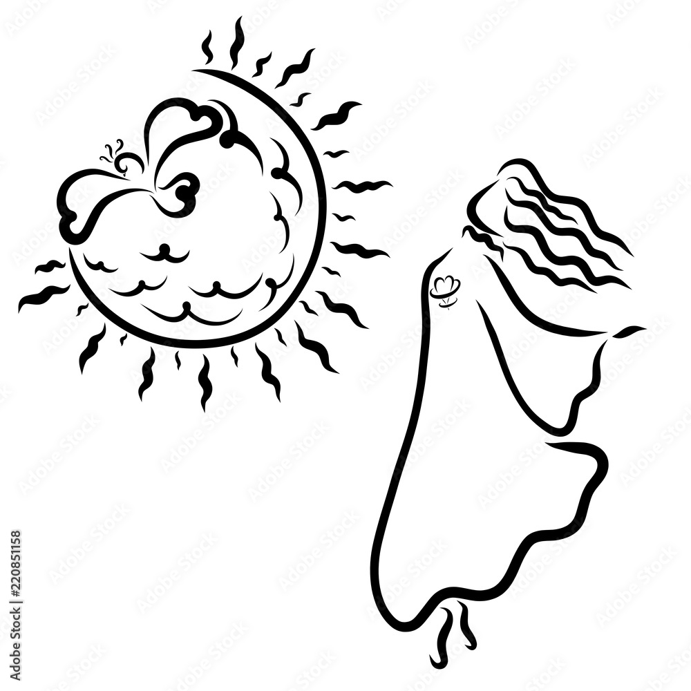 The girl's heart is heading towards the shining sun, the flying bird The girl's heart is heading towards the shining sun, the flying bird