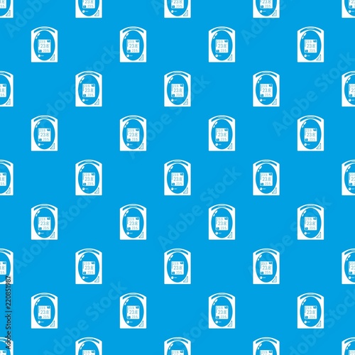 Medical tonometer pattern vector seamless blue repeat for any use