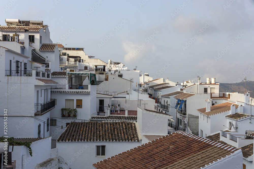 Typical Andalusian Spanish white villages
