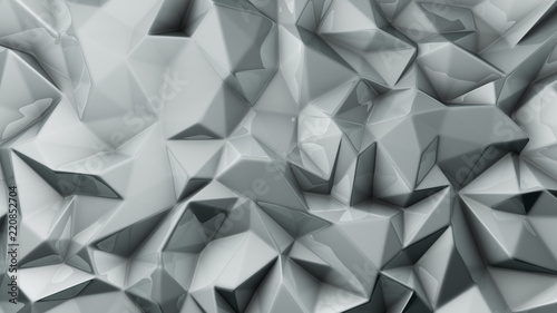 Stylish gray crystal background..3d illustration, 3d rendering.