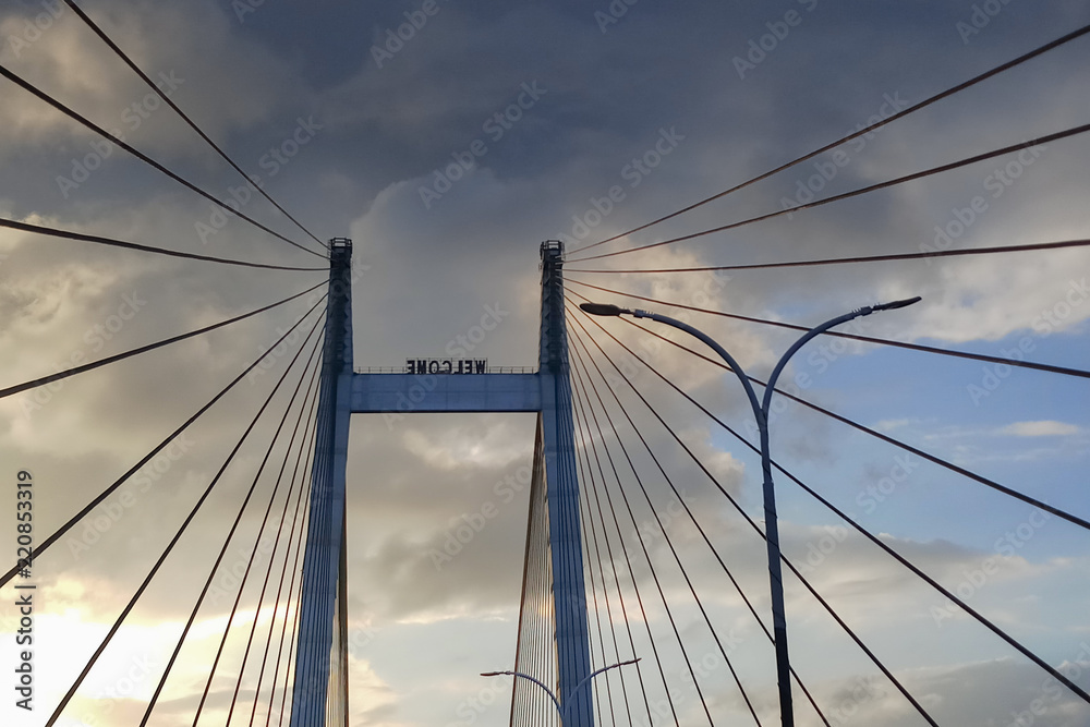 Vidyasagar Setu, longest cable - stayed bridge in India Vidyasagar Setu, longest cable - stayed bridge in India