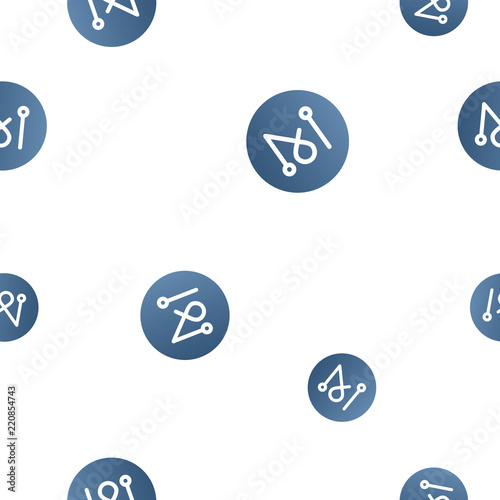 Matrix AI Network Cryptocurrency Coin Sign Seamless Pattern