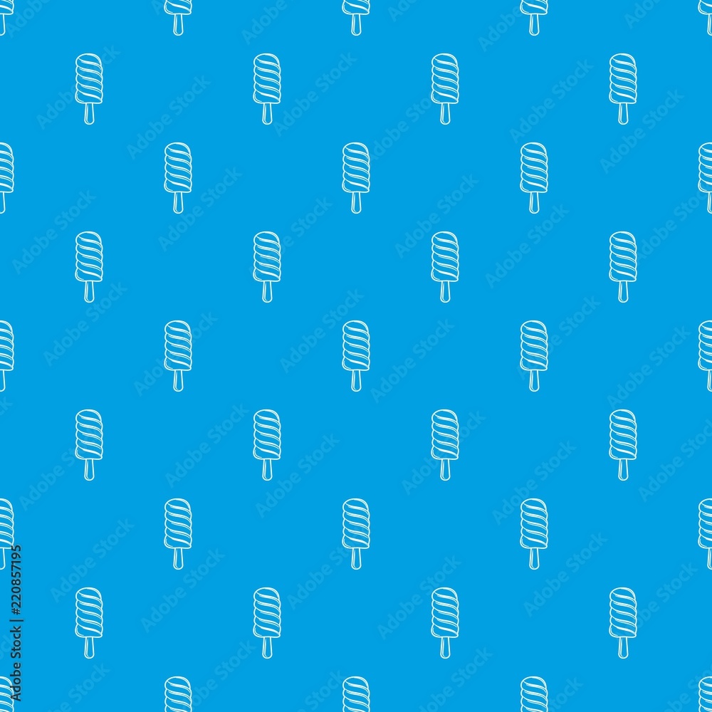 Ice lolly pattern vector seamless blue repeat for any use Ice lolly pattern vector seamless blue repeat for any use