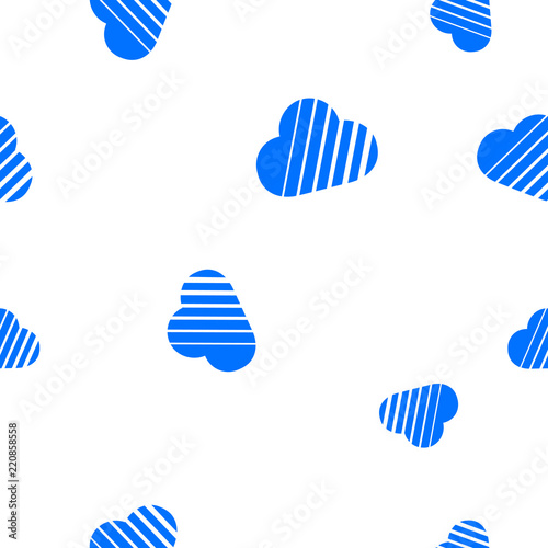 SkyCoin Cryptocurrency Coin Sign Seamless Pattern
