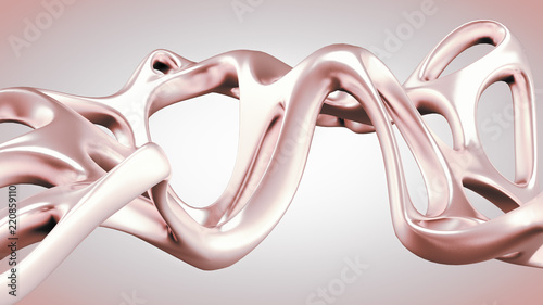 Abstract shape background. 3d illustration, 3d rendering.