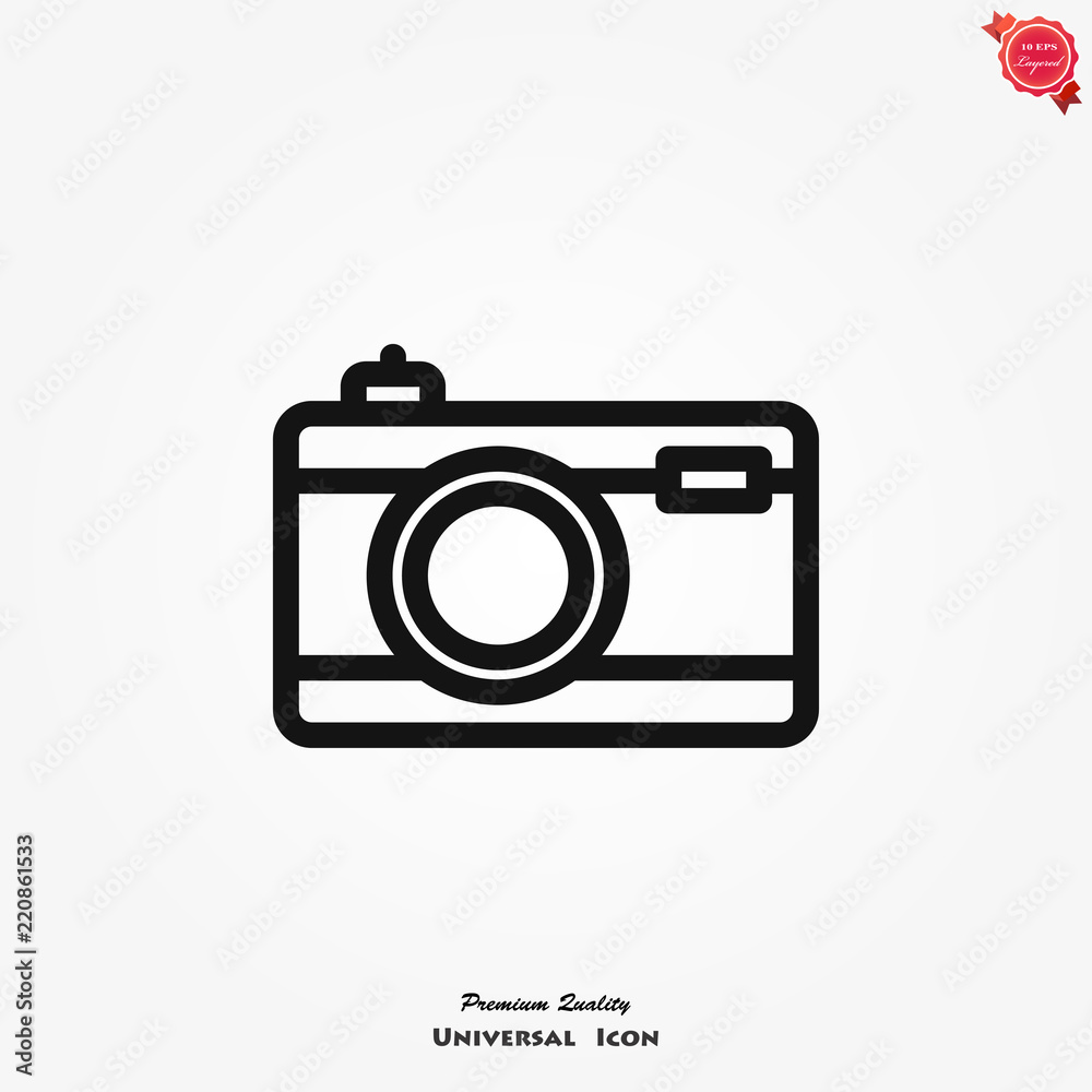 Camera icon vector Camera icon vector