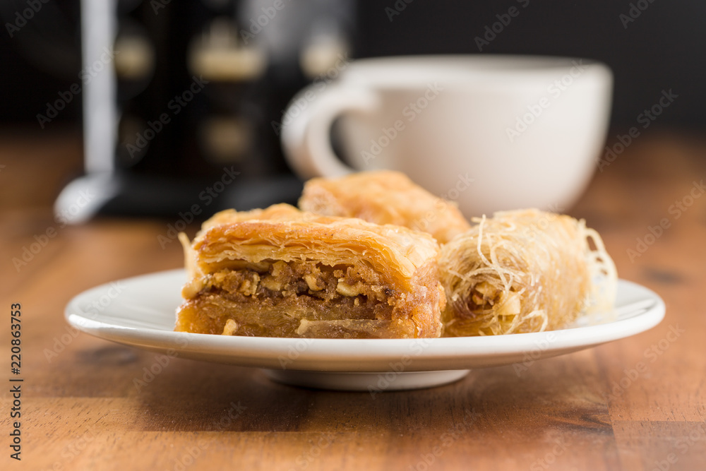 Sweet dessert baklava. Sweet dessert baklava.